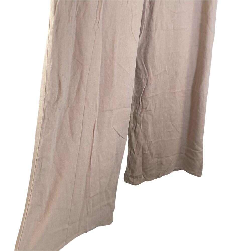 NWT Sage the Label Wide Leg In the Pines Palazzo Pants Tan S Minimalist Festival - Picture 7 of 12
